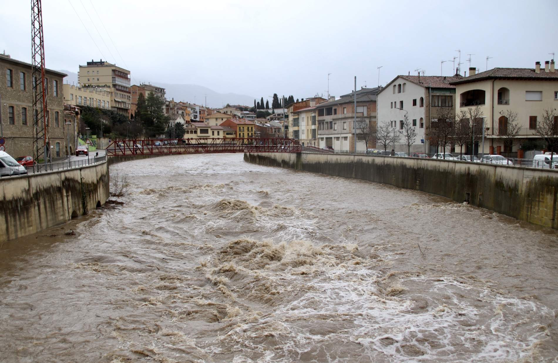 Alerta de perill d’inundacions pel desbordament de rius a Girona i la Catalunya Central