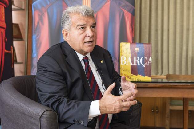 Entrevista Joan Laporta, casino Hospitalet de Llobregat / Foto: Carlos Baglietto