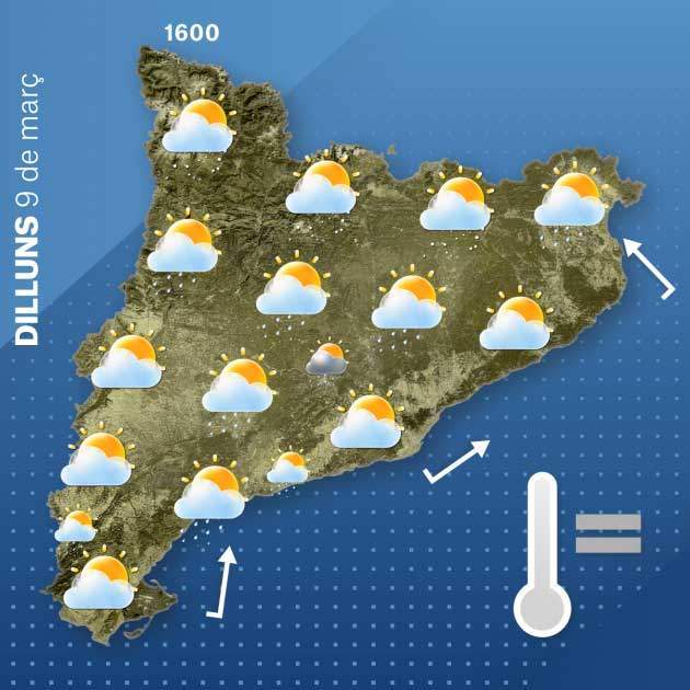 Mapa Catalunya dilluns 8-3