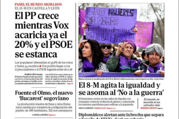 'El Mundo', 9 de març de 2026