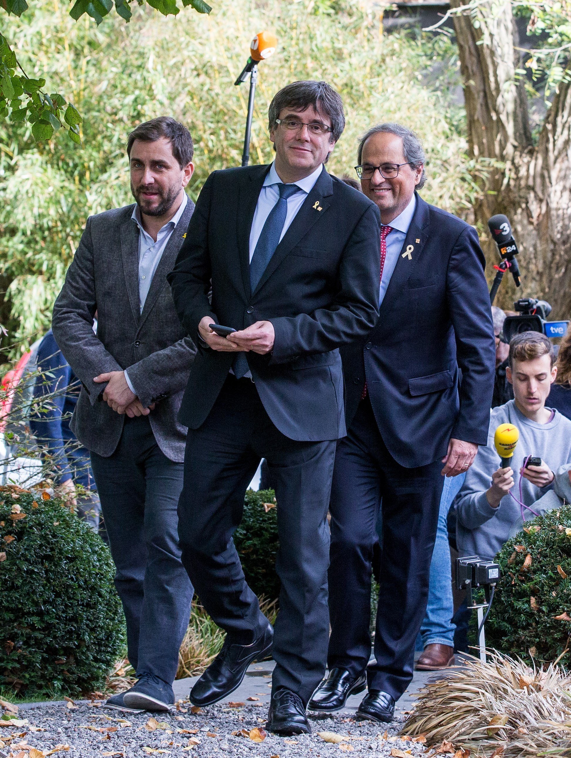 Puigdemont veu "positiva" la conversa amb Iglesias