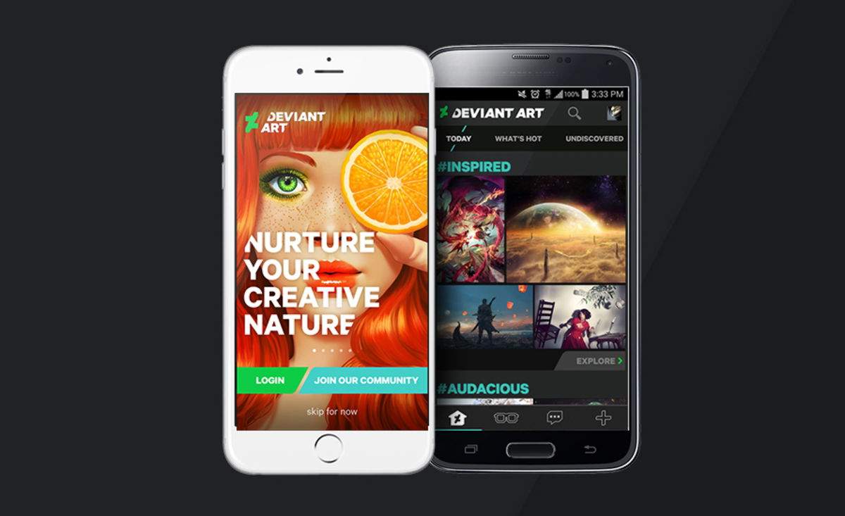 DeviantArt Llança la seva Aplicació Oficial per a iPhone 5, 6 i 6 Plus