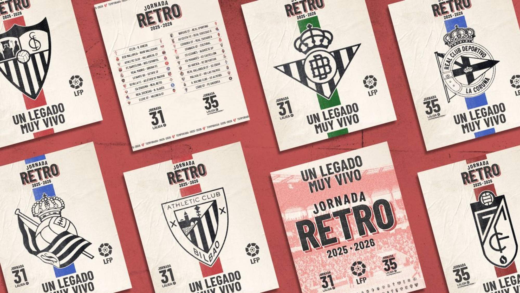 LALIGA lanza por primera vez en su historia una Jornada Retro
