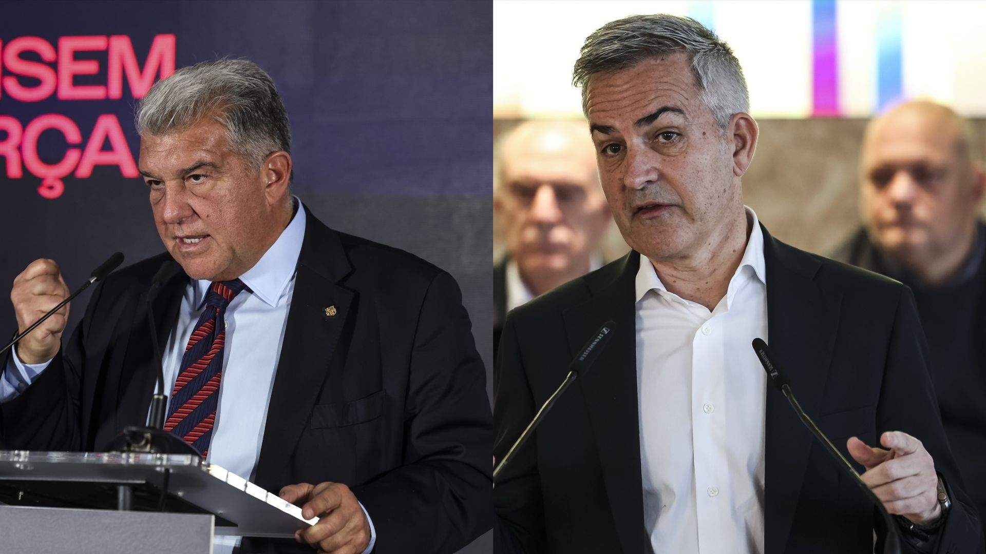 El primer debat entre Laporta i Font, en 10 frases: "Has mentit sistemàticament tots aquests anys"