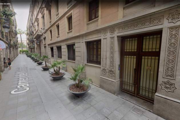 Col·legi de Notaris, carrer Noitariat, Google Maps