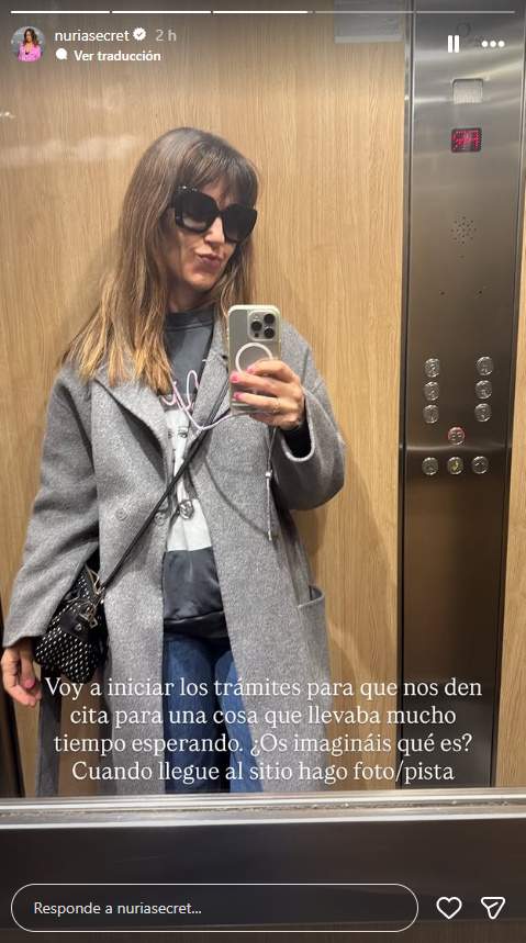 Núria Marin camí del notari Ig