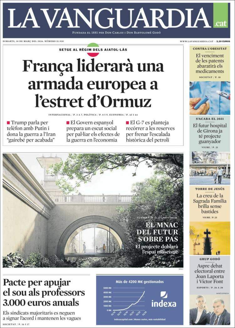 'La Vanguardia', 10 de març de 2026