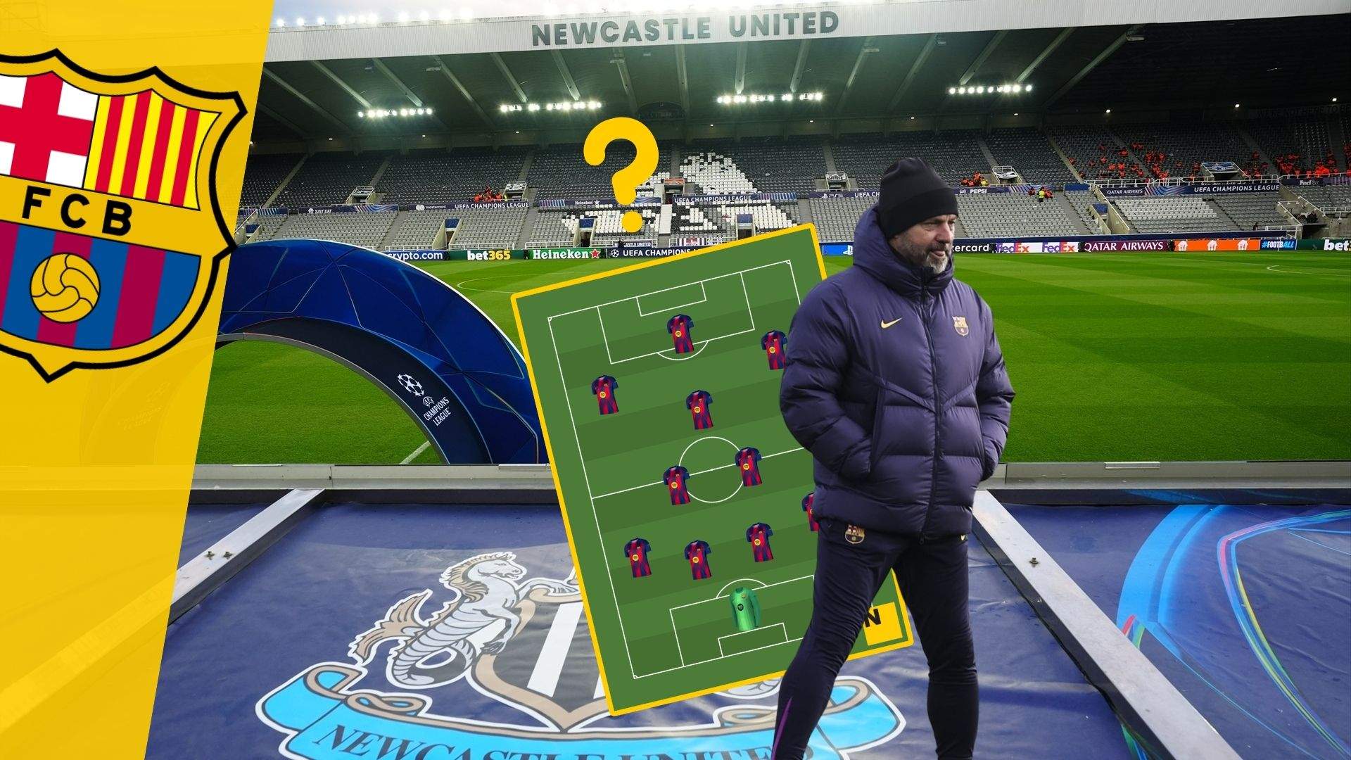 La possible alineació del Barça contra el Newcastle: una única gran incògnita