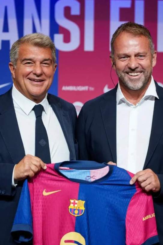 Jan Laporta i Hansi Flick IG