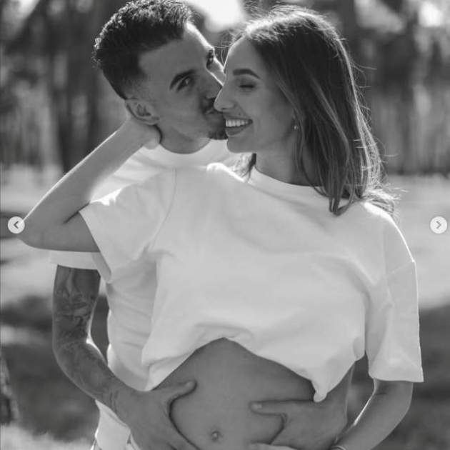 Luna Serrat i Ceballos esperen bessons, Ig