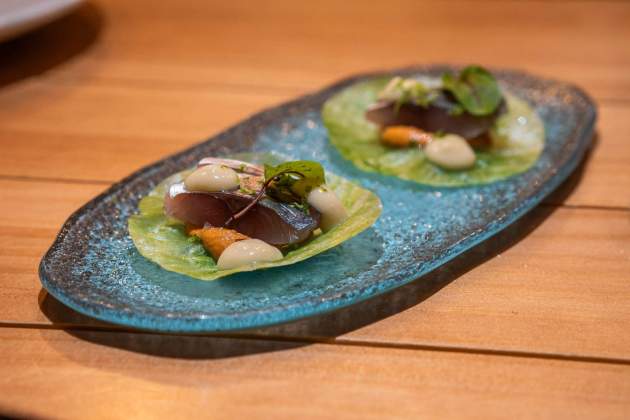 El aperitivo del mar de Albé. / Foto: Marta Garreta