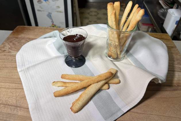 Sticks de galeta. / Foto: Raquel Sánchez