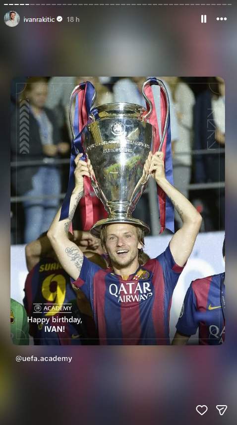 Ivan Rakitic fa 38 anys IG