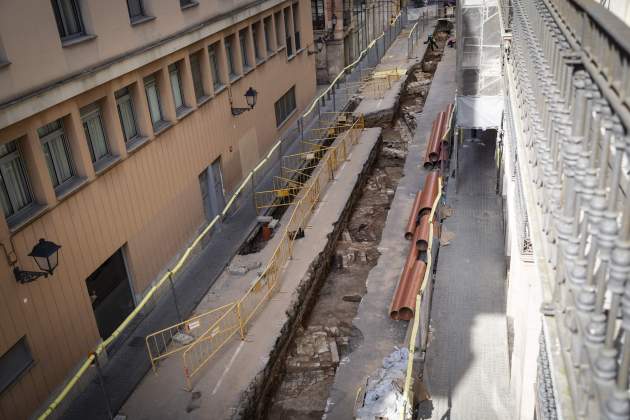 Hallazgos arqueológicos Calle Antic Sant Joan / Foto: Carlos Baglietto