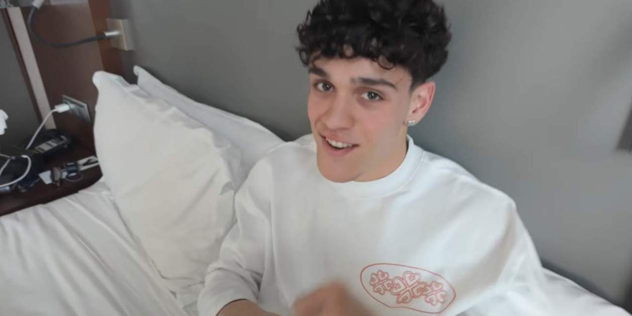 Imatges d'Héctor Fort durant el vídeo deTatiana Kaer / YouTube