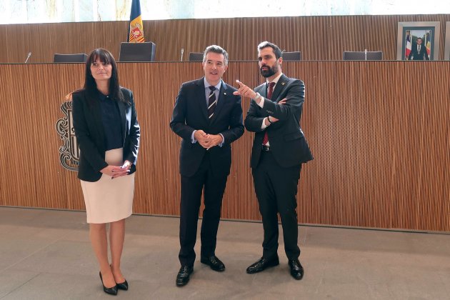 Roger Torrent visita Parlament Andorra ACN Roger Torrent visita Parlament Andorra ACN