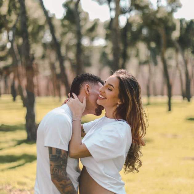 Luna Serrat i Dani Ceballos seran pares de bessons / Instagram