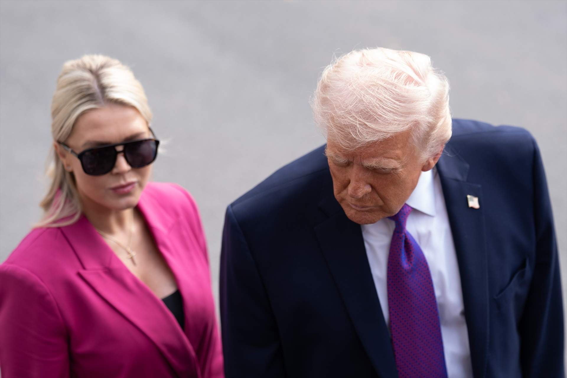 El president dels Estats Units, Donald Trump, i la seva portaveu, Karoline Leavitt / Europa Press