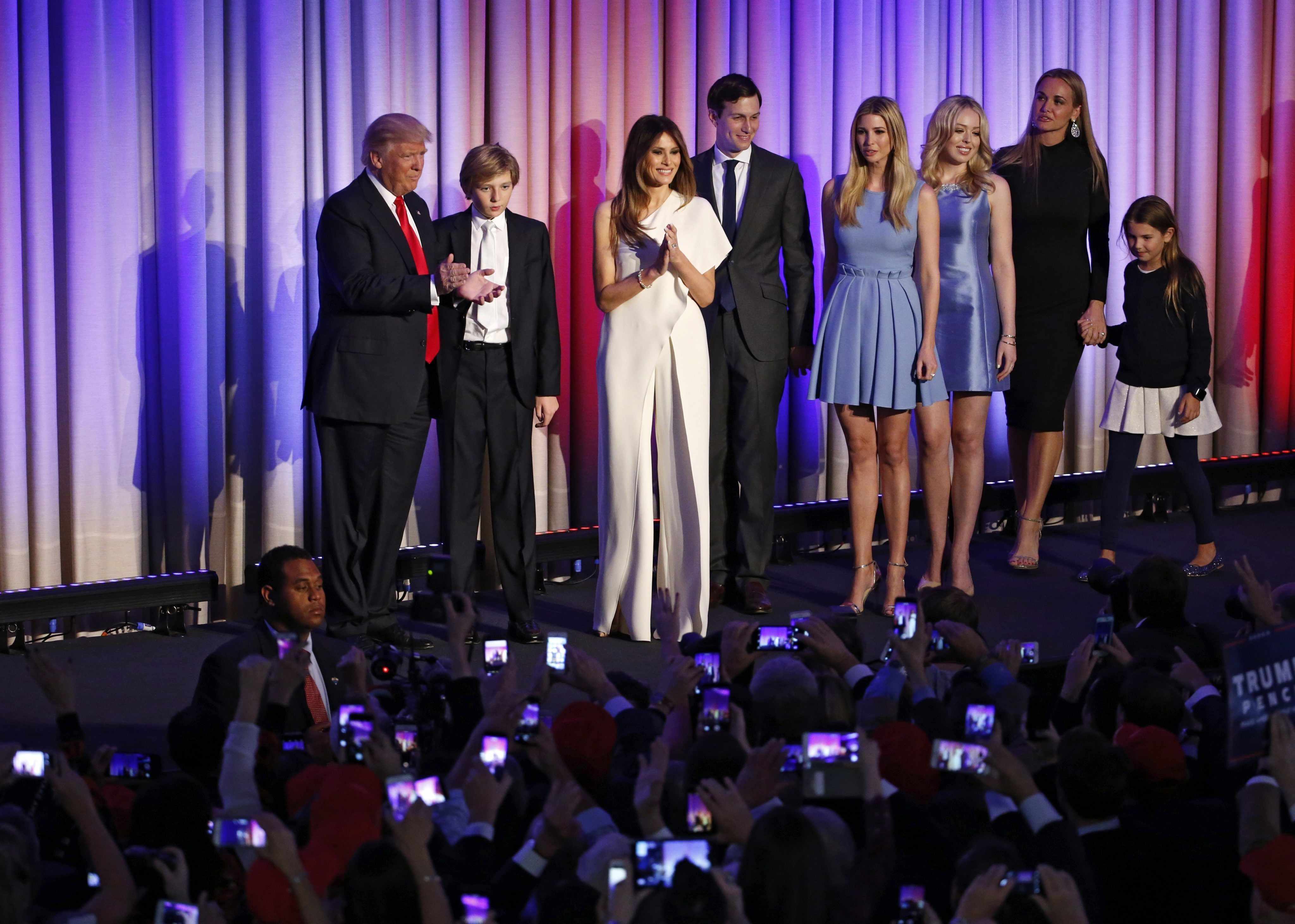 Trump col·loca tres dels seus fills en l'equip de transició