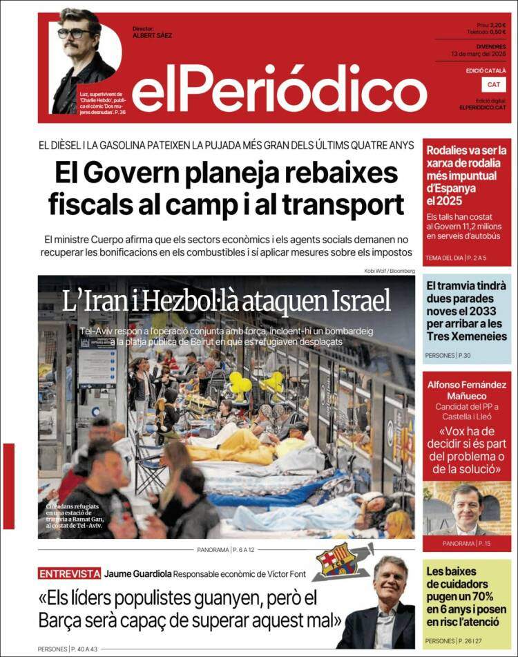 'El Periódico', 13 de marzo de 2026