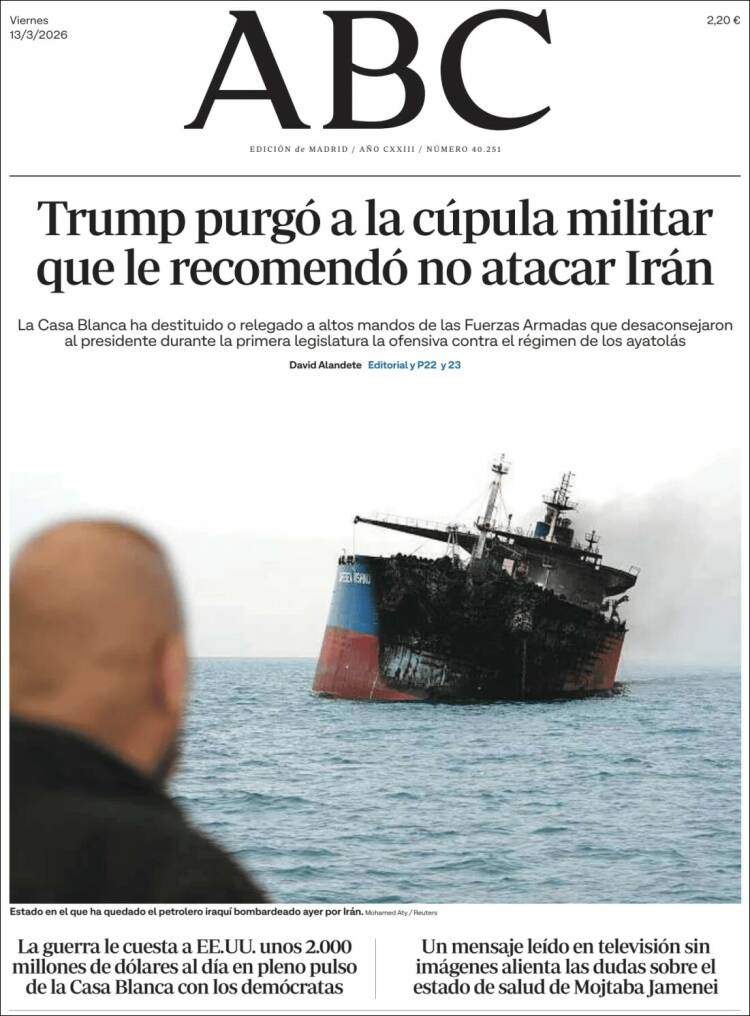 'ABC', 13 de marzo de 2026