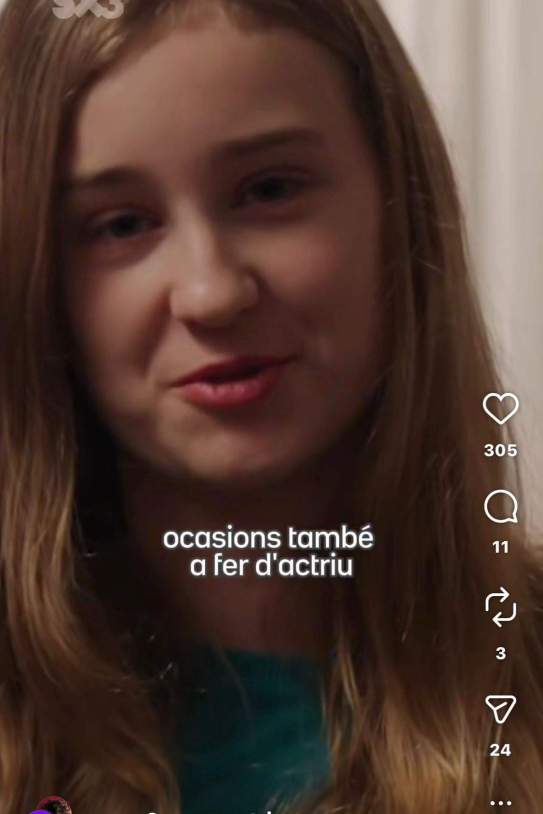 La Rita, la filla de Nesa Vidaurrázaga fent d'actriu al 'Polònia' / 3Cat