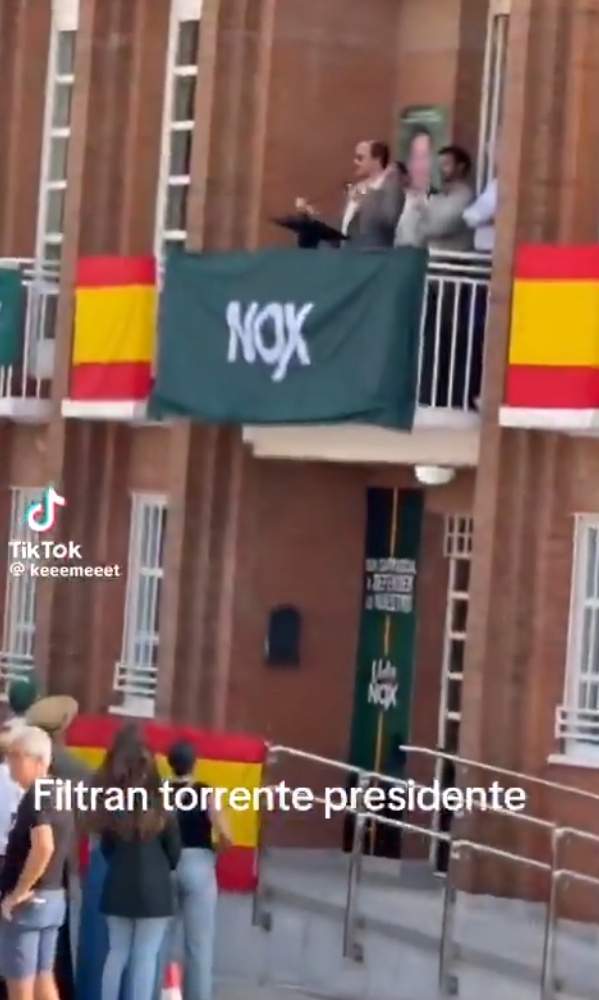 Torrente de Vox, Instagram