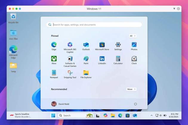 Parallels en Mac con Windows 11