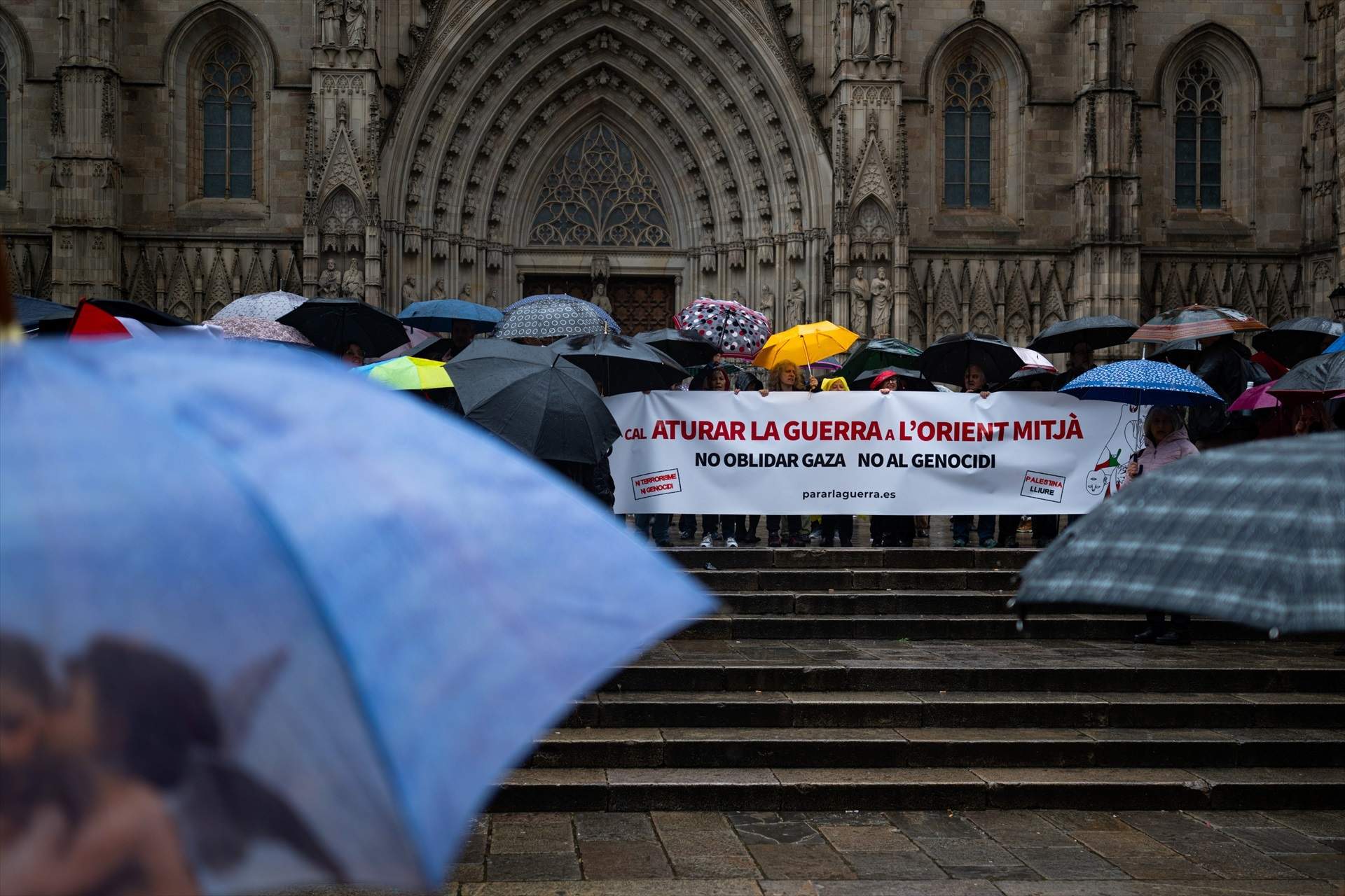 concentració contra la guerra a l'iran a barceona / Europa Press