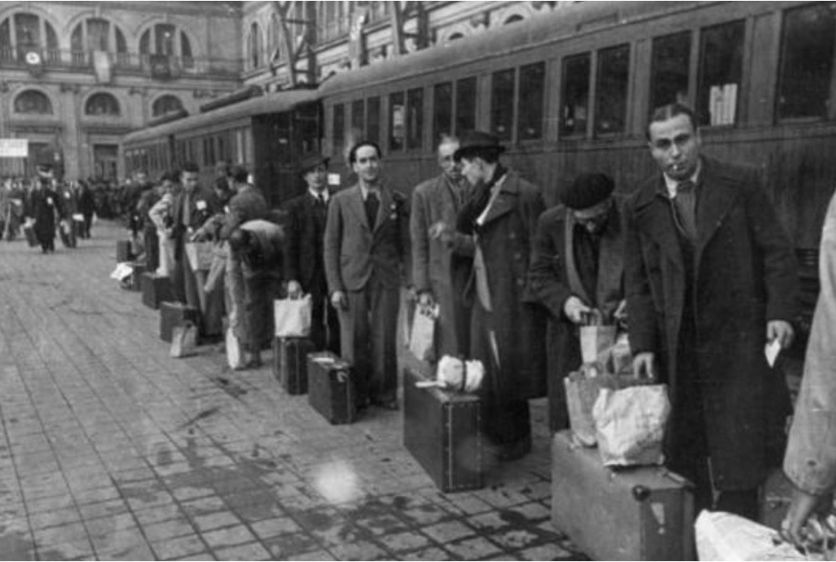 Barcelona. Estació de França (1960). Font Institut d'Història de Barcelona
