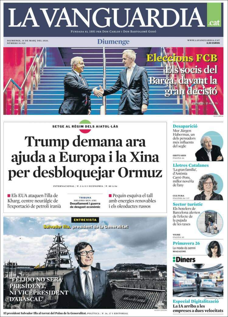 'La Vanguardia' 15 'La Vanguardia' 15