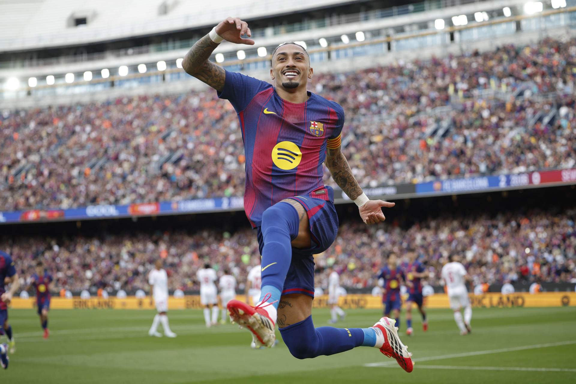 Barça Sevilla Raphinha EFE