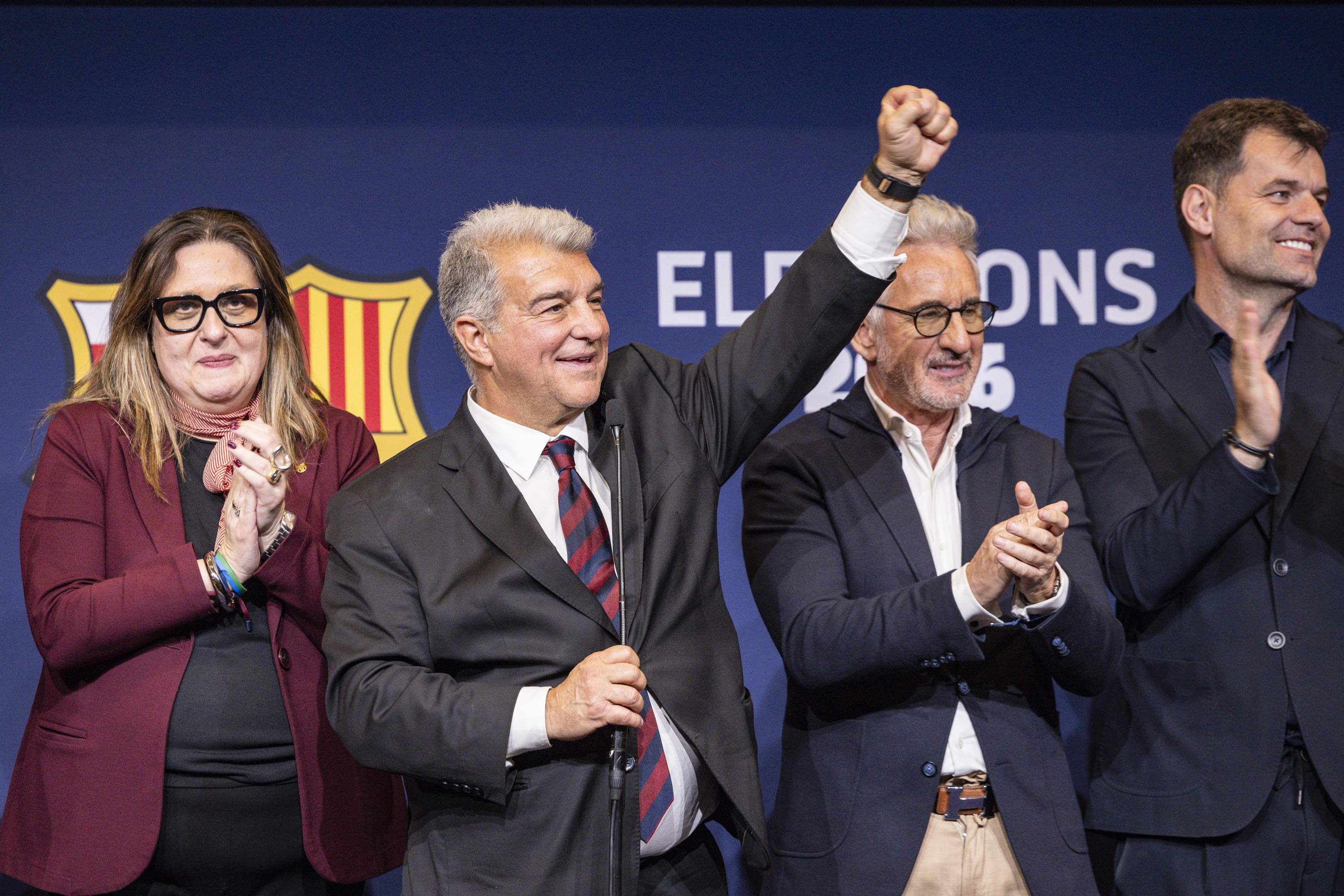 Laporta, eufórico después de la victoria: "Este resultado nos da mucha fuerza, no nos parará nadie"