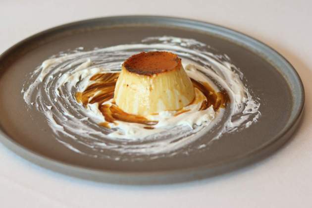 Flam del restaurant Cal Carter. / Foto: Jordi Àvila