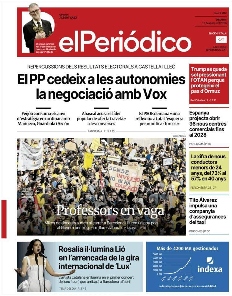 'El Periódico', 17 de marzo de 2026