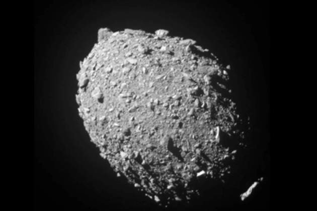 Imagen del asteroide Dimorphos obtenida por la misión DART