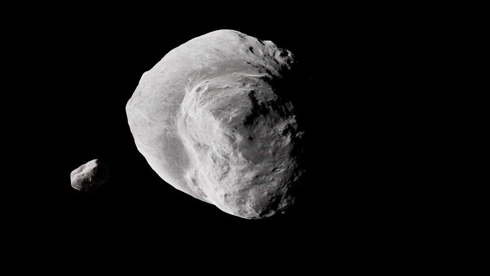 La NASA descubre “peleas” en el espacio: un asteroide lanza rocas a su luna como si fueran bolas de nieve