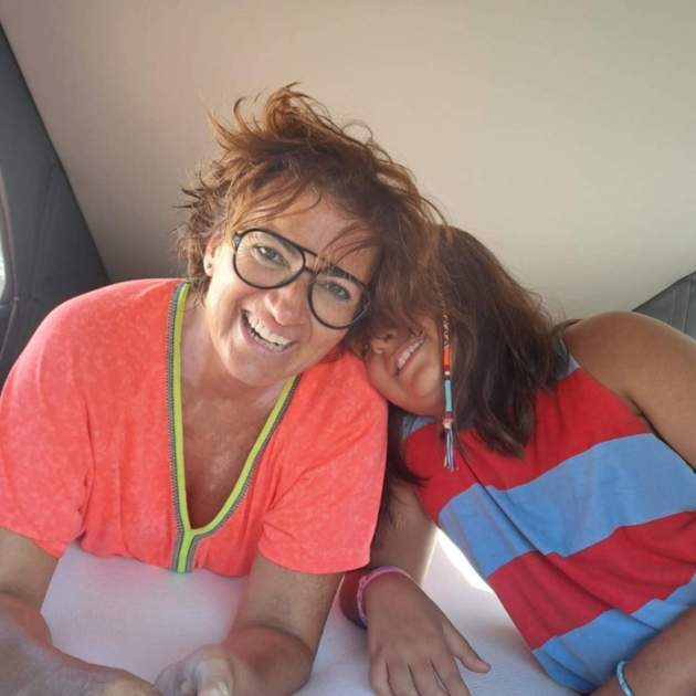 Sílvia Abril con su hija Joana, el año 2023 Instagram