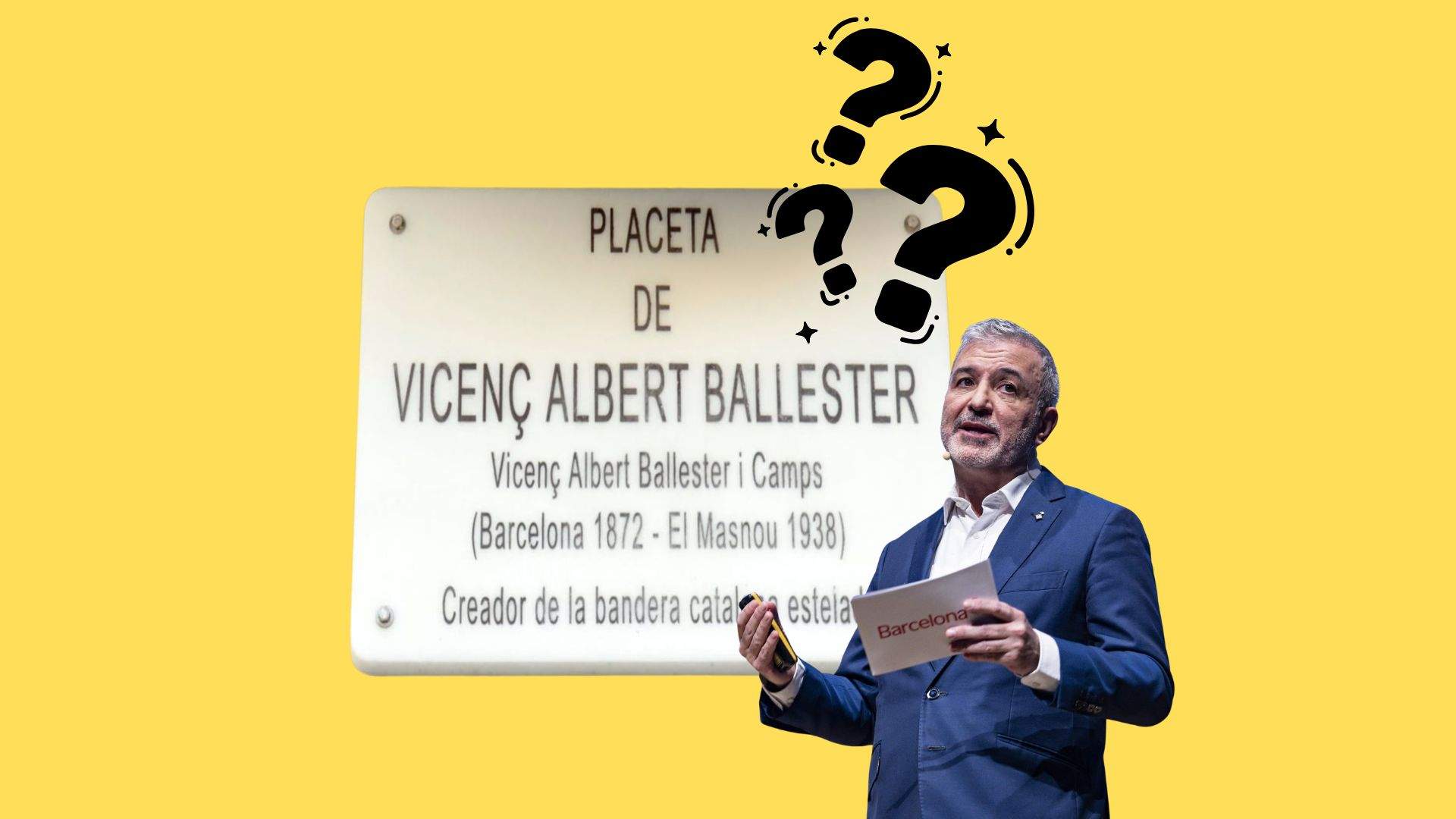 Augmenta la pressió a Collboni per recuperar i restituir la placa del creador de l’estelada