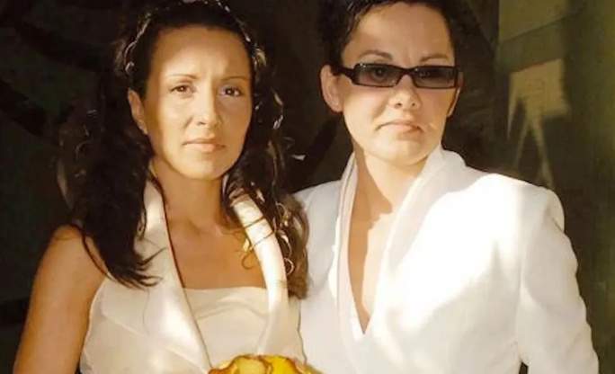 Noemí Ungria y Raquel Morillas, el día de su boda