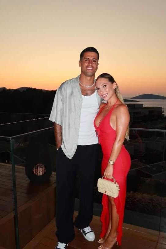 Joao Cancelo y Daniela Machado IG