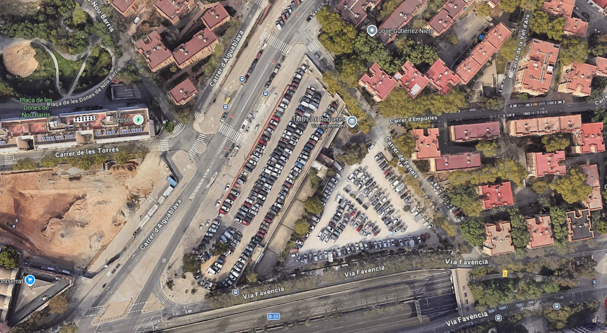 La Trinitat Nova perdrà més de 300 places d’aparcament a canvi d’un equipament esportiu i habitatges