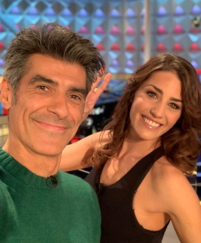 Laura Moure, amb Jorge Fernández a 'La ruleta de la suerte' IG