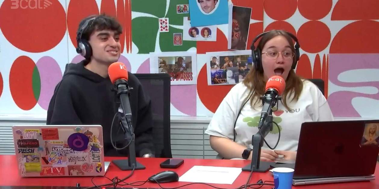 Alberto Gadel i Gal·la Castelltort al·lucinant amb la història d'amor d'en Nil i la Martina / 3Cat