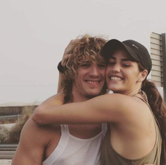 La Laura, con su novio, Kiko, de jóvenes IG