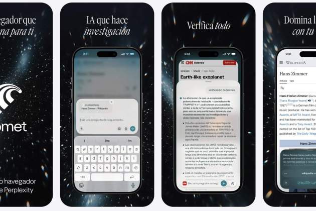 Comet de Perplexity arriba oficialment a l'iPhone