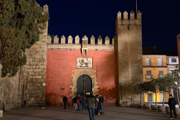 2. La Puerta del León. A la izquierda el muro que separa el Alcázar y la antigua judería. Cedida Pilar Font (1)