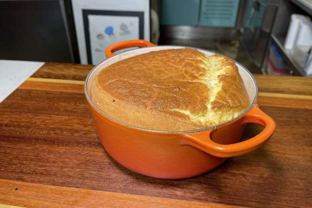 Suflé de formatge Ada Parellada Foto Raquel Sánchez