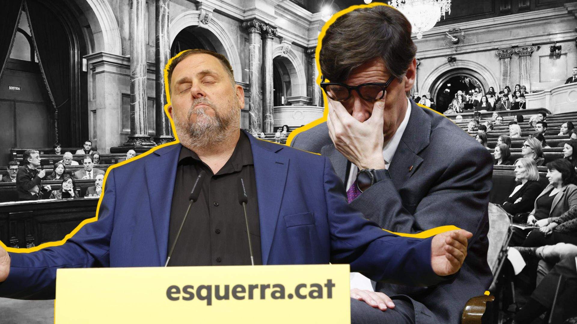 ¿Por qué Illa y Junqueras han devorado medio sapo cada uno?