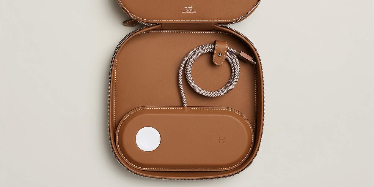 Cargador MagSafe Duo de piel